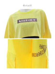 画像16: 【予約商品/9月下旬発送予定】【ハロウィン】 KEEPOUTトレーナーセット 【コスプレ2点セット】【XXLサイズ/1カラー】(HC206-SV)[HC02] (16)