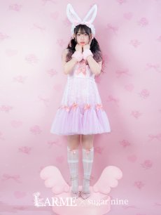 画像1: 【予約商品/10月上旬発送予定】【ハロウィン】【sugarnnine×ラルムコラボ】 コラボバニーワンピース 【コスプレ5点セット】 【S-Lサイズ/１カラー】[HC02] (1)