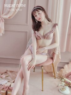 画像4: 【ビキニ】【水着】フリルx千鳥ビキニ[M191-SW-23PY][OF03] (4)