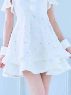 画像10: 【予約商品/11月中旬発送予定】【サンタコス 5点セット】【XS-XLサイズ/4カラー】ケープ付きフレアサンタコスプレ[HC03] (10)